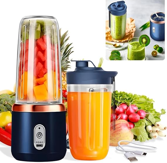 Portable Mini Mixer Juicer 2in1