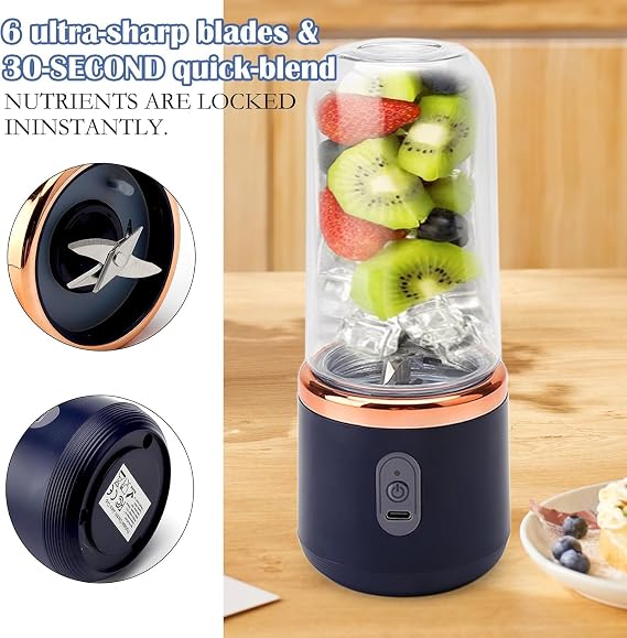 Portable Mini Mixer Juicer 2in1